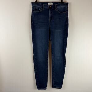 Nicole Miller Jeans 8 Womens High Rise Skinny Blue SOHO Style